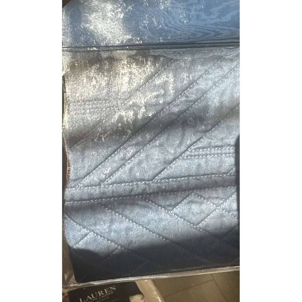 Ralph Lauren Home Oakfield Quilted Standard Sham Navy